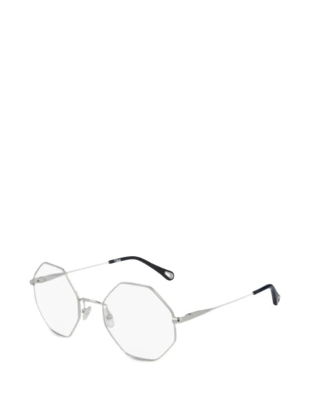  Chloé Eyewear Geometric-frame Glasses - Silver 