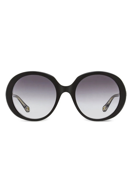  Chloé Eyewear Oversized Round Sunglasses - Black 