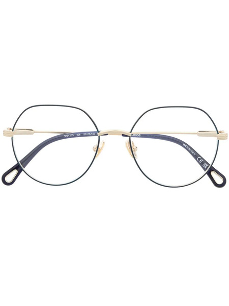  Chloé Eyewear Round-frame Glasses - Blue 