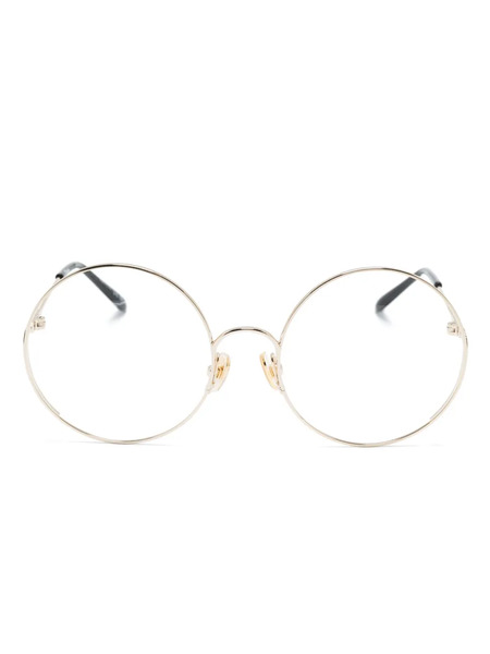  Chloé Eyewear 01670 Round-frame Glasses - Gold 