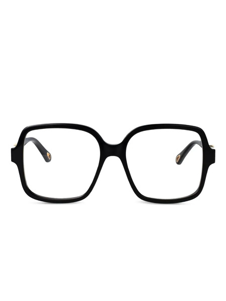  Chloé Eyewear Square-frame Glasses - Black 