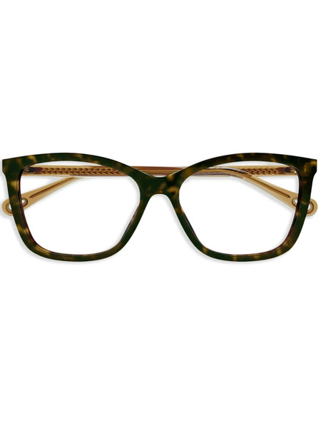  Chloé Eyewear Square-frame Glasses - Brown 