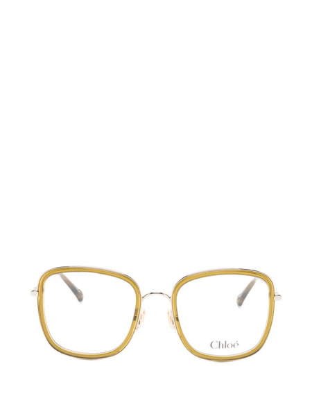  Chloé Eyewear Square-frame Glasses - Green 