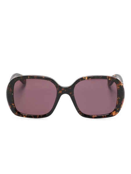  Chloé Eyewear Square-frame Sunglasses - Black 
