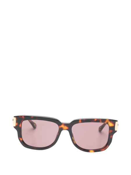  Chloé Eyewear Tortoiseshell-frame Sunglasses - Brown 