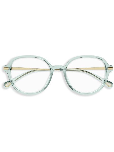  Chloé Eyewear Transparent Glasses - Green 