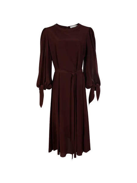  Chloé Flared Midi Dress - Purple 
