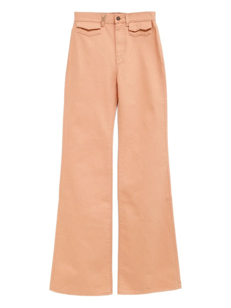  Chloé Flared Trousers - Neutrals 