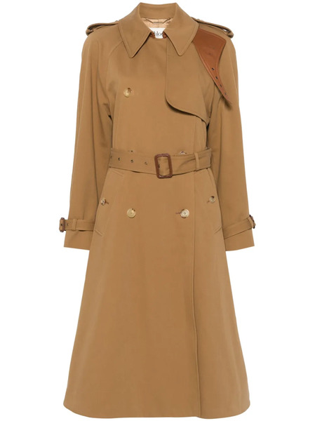  Chloé Gabardine Trench Coat - Neutrals 