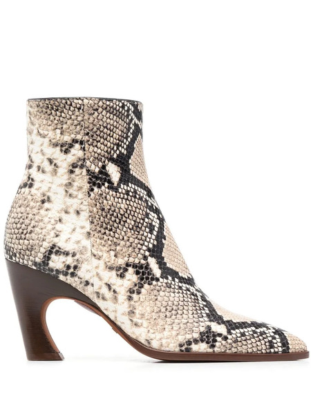  Chloé Heeled Ankle Boots - Neutrals 