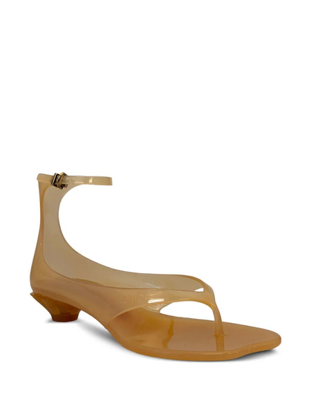  Chloé Jelly Ankle-strap Sandals - Brown 