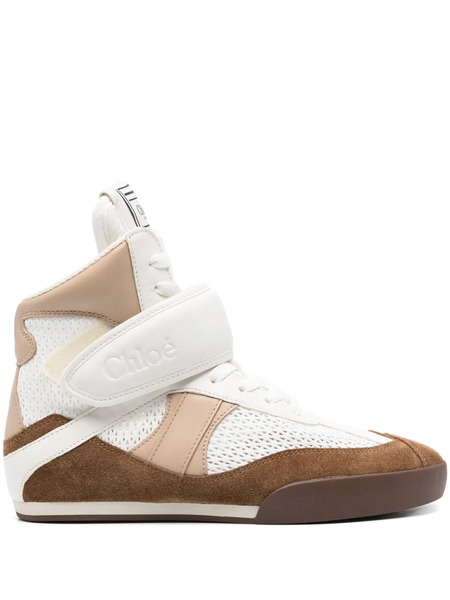  Chloé Kick High-top Sneakers - Brown 