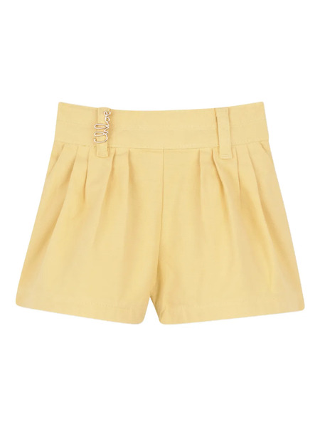  Chloé Kids Pleated Shorts - Yellow 