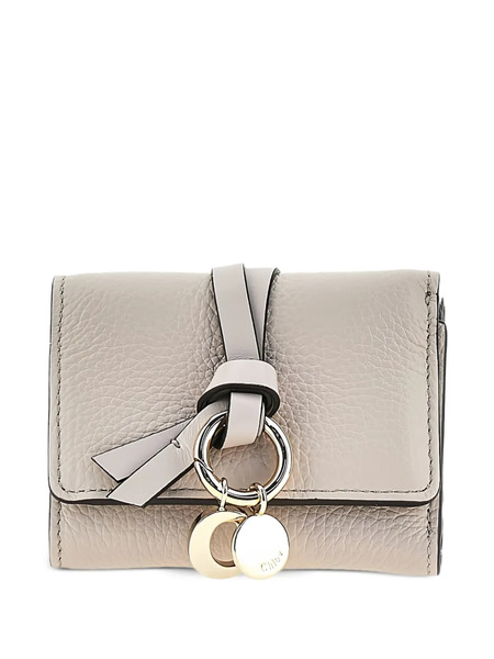  Chloé Knot Charm Wallet - Neutrals 