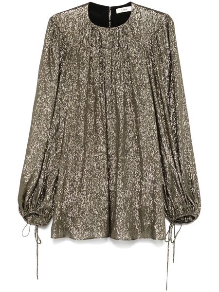  Chloé Lamé Blouse - Gold 
