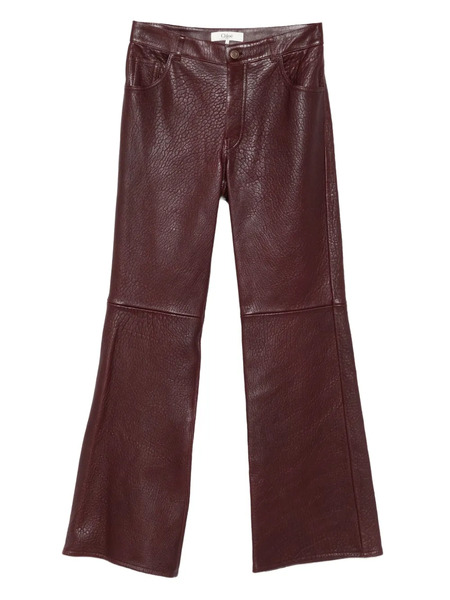  Chloé Leather Trousers - Red 