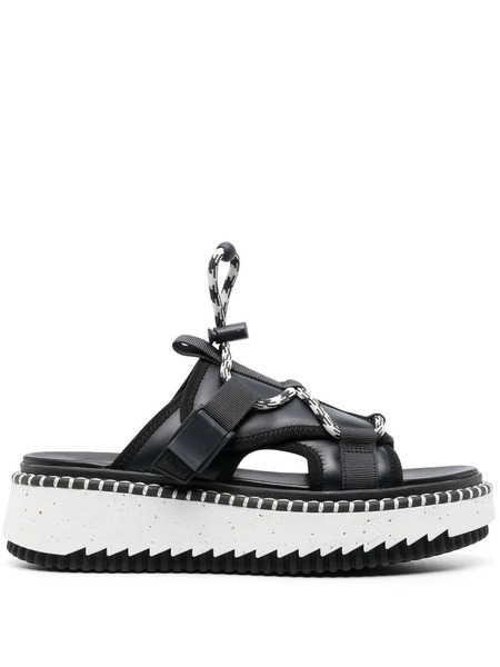  Chloé Lilli Platform Sandals - Black 