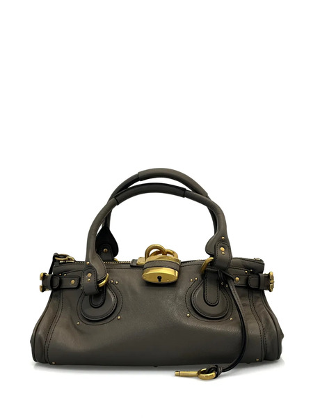  Chloé Lock Detail Shoulder Bag - Green 
