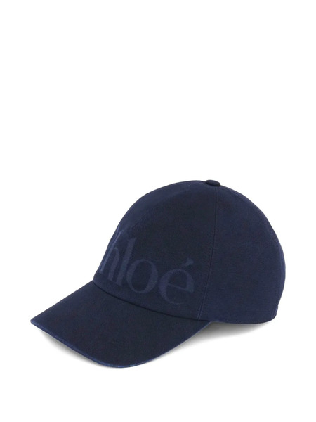  Chloé Logo-print Baseball Cap - Blue 