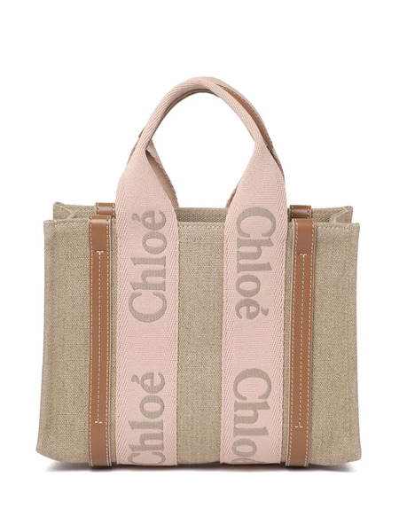  Chloé Logo Tote Bag - Neutrals 