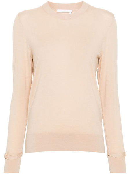  Chloé Long-sleeve Wool Jumper - Neutrals 