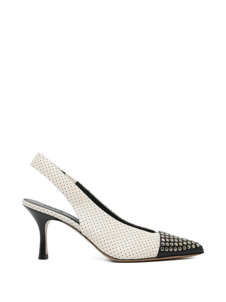  Chloé 75mm Alba Pumps - Neutrals 
