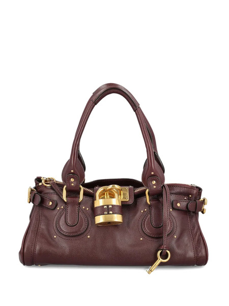  Chloé Paddington Tote Bag - Purple 