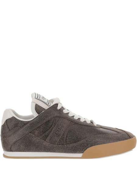  Chloé Panelled Sneakers - Brown 