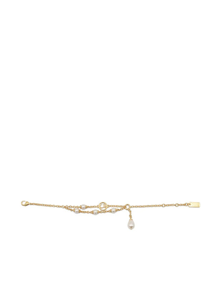  Chloé Pearly Logo Bracelet - Gold 