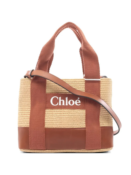  Chloé Pre-owned Basket Leather Tote Bag - Neutrals 
