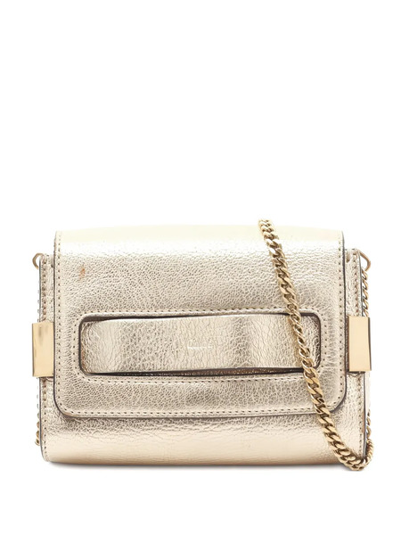  Chloé Pre-owned 2010s Elle Leather Shoulder Bag - Gold 
