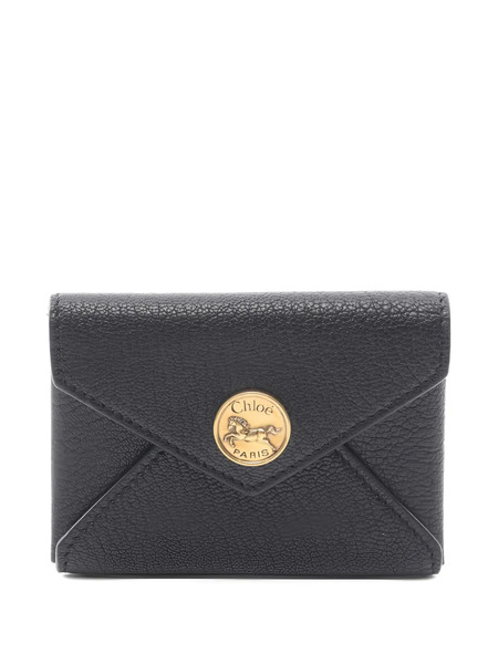  Chloé Pre-owned 2010s Envelope Leather Wallet - Black 