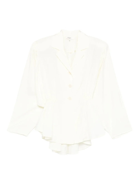  Chloé Ruffled Top - White 