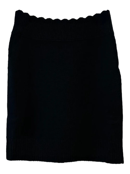  Chloé Scalloped Mini Skirt - Black 