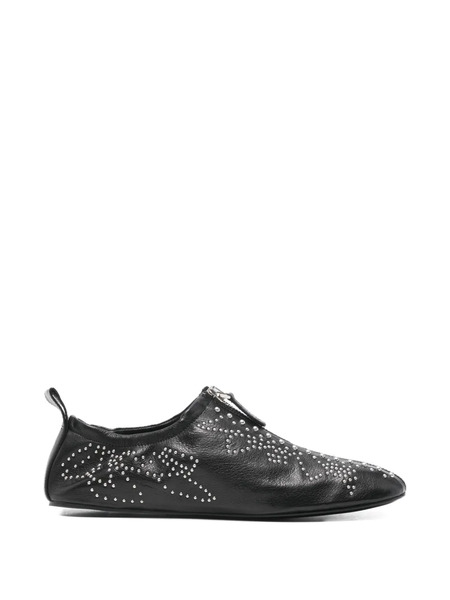  Chloé Studded Zip Pumps - Black 