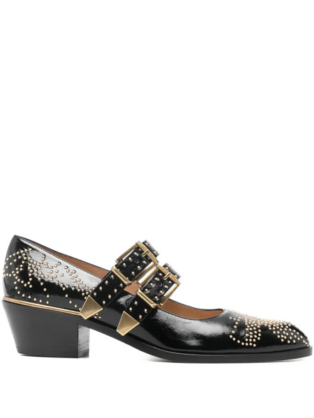  Chloé Susan Buckle-strap Pumps - Black 