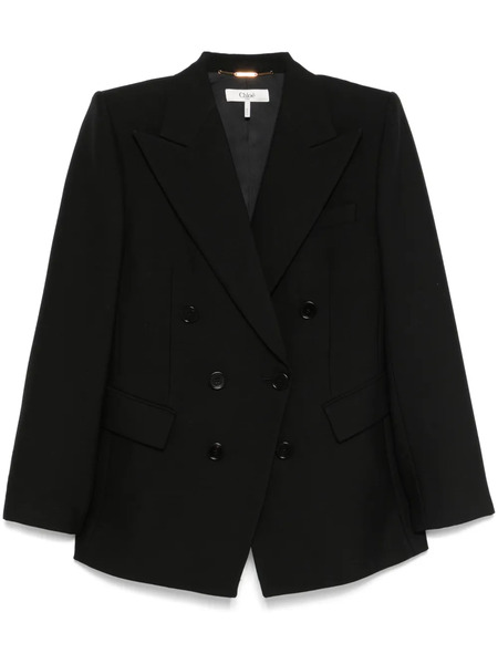  Chloé Wool Blazer - Black 