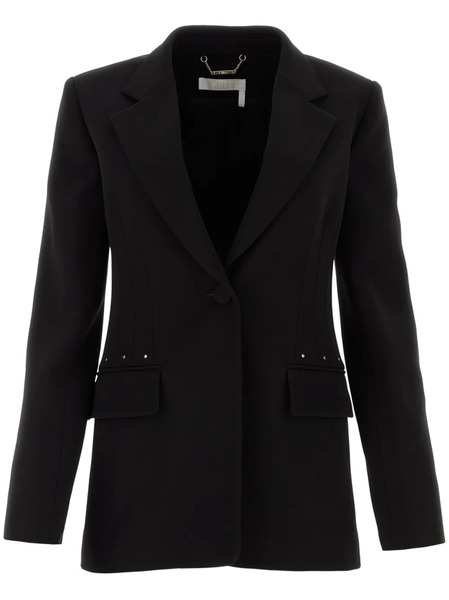  Chloé Wool Single-breasted Blazer - Black 