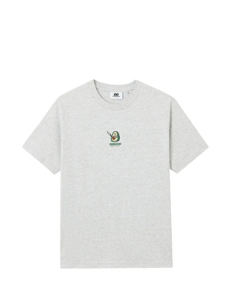  Chocoolate Abacate Print T-shirt - Grey 