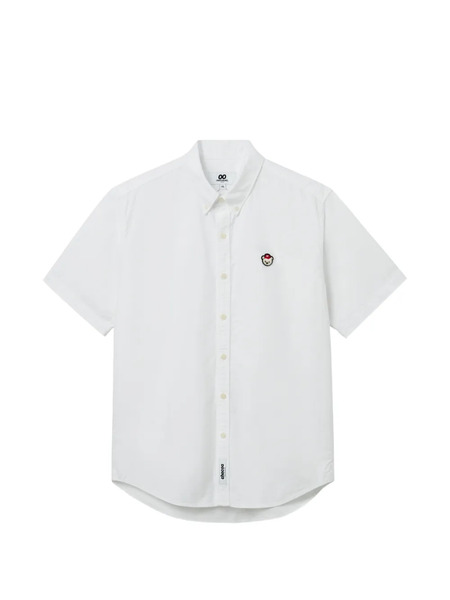  Chocoolate Button Embroidered Shirt - White 