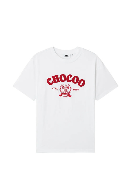  Chocoolate College Graphic T-shirt - White 