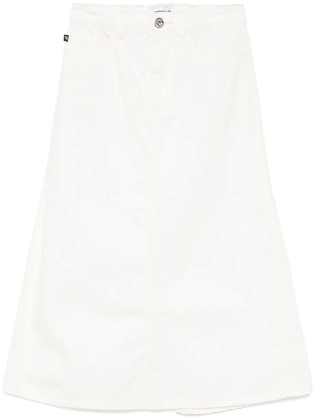  Chocoolate Denim Skirt - White 
