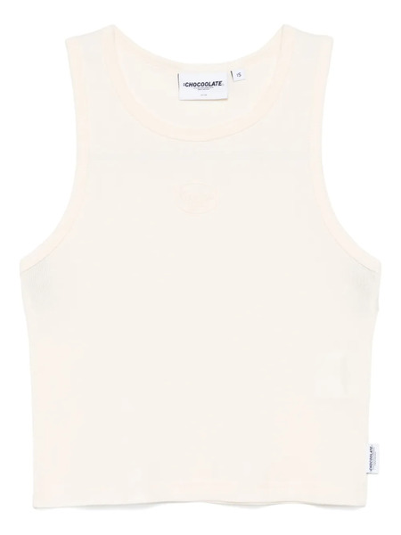  Chocoolate Embossed-logo Tank Top - Neutrals 