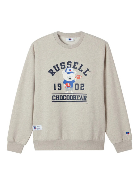  Chocoolate Graphic-print Crew-neck Sweatshirt - Neutrals 