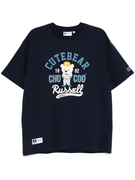  Chocoolate Graphic-print T-shirt - Blue 