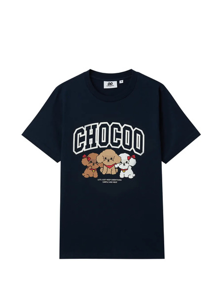  Chocoolate Graphic-print T-shirt - Blue 