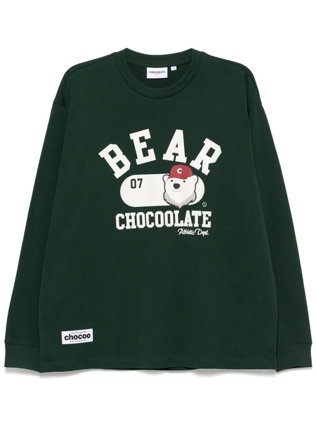  Chocoolate Graphic-print T-shirt - Green 