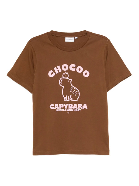  Chocoolate Graphic-printed T-shirt - Brown 