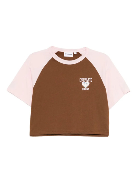  Chocoolate Graphic-printed T-shirt - Pink 