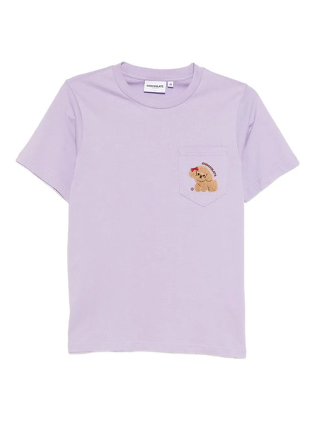  Chocoolate Graphic-printed T-shirt - Purple 
